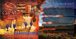 Cafe Vico Ristorante Italiano Upscale Restaurant Located in Fort Lauderdale, Florida