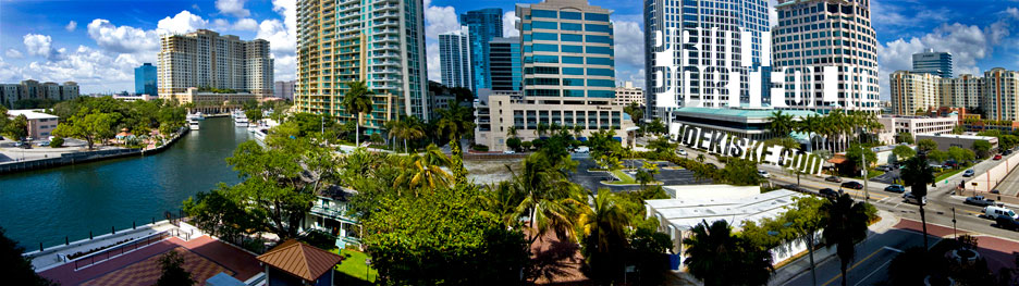 Downtown Fort Lauderdale, Florida Las Olas Riverfront Skyline