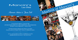 Mancini's Las Olas Upscale Restaurant Located in Fort Lauderdale, Florida